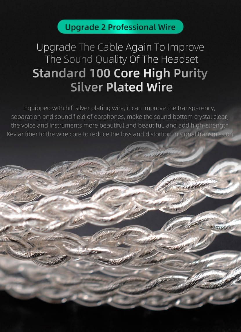 KZ ZST X Earbuds with Microphone Cyan image number 1