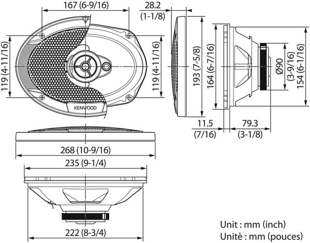 Kenwood KFC-S6976EX image number 1