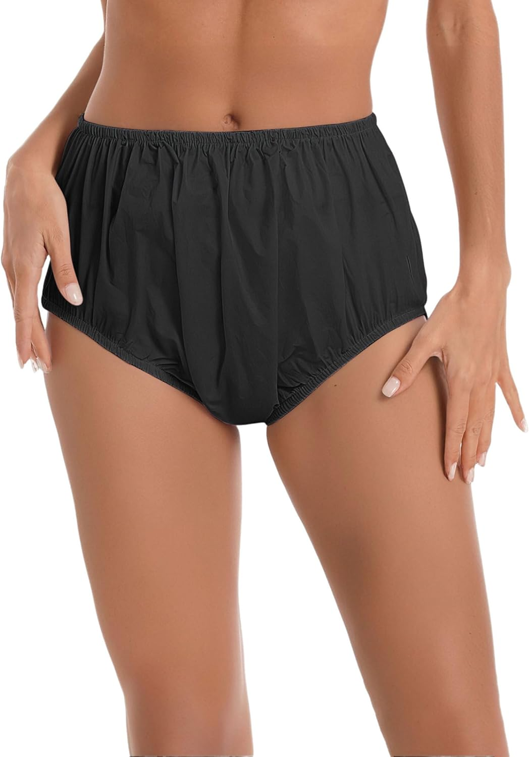 Adult Leakproof Underwear Washable Reusable Nappy Cover Fabric Plastic Pants Diaper Cover