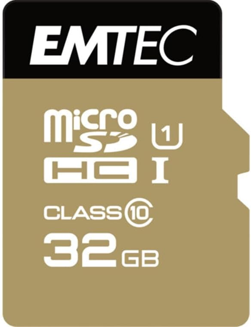 Emtec Class 10 32GB Microsd Memory Card without Adapter