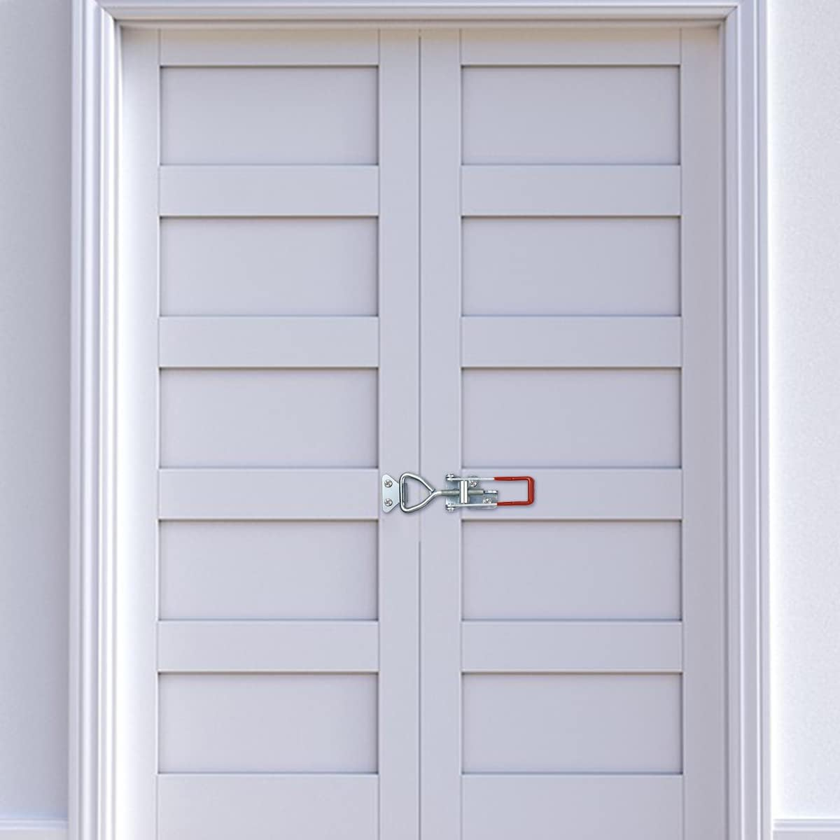 2 PCS Heavy Duty Toggle Clamp Latch 4003 Adjustable Latch Hardware, 1320Lbs Holding Capacity, Quick Release Pull Latch Clamp for Box Case Trunk, Industrial Equiipment, Smoker Door and More (7.5Inch) image number 3