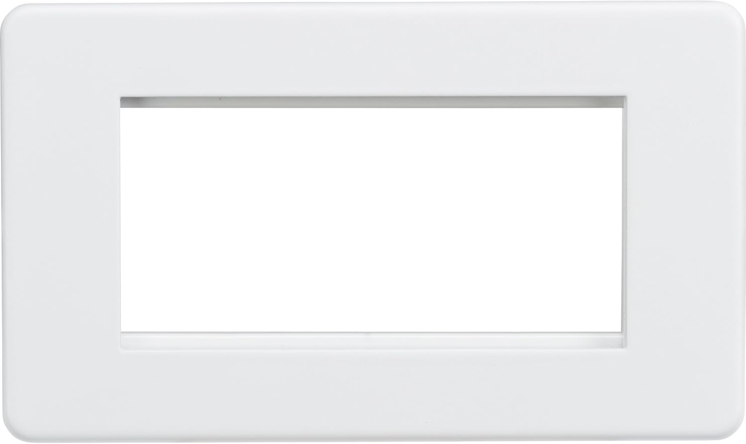 Knightsbridge SF3000PB Screwless 10 a 2-Gang 2 Way Switch, Polished Brass image number 5