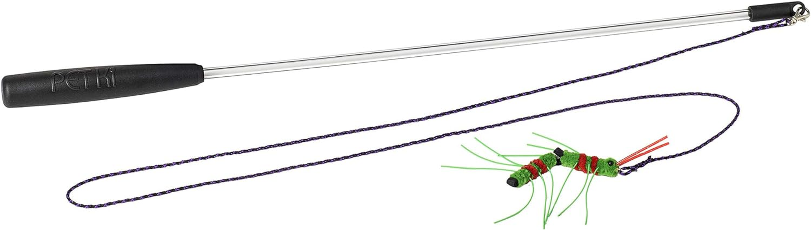 Rompicatz (Neko Flies) Critter Collector Series Teaser Wand Cat Toy, Rod image number 1