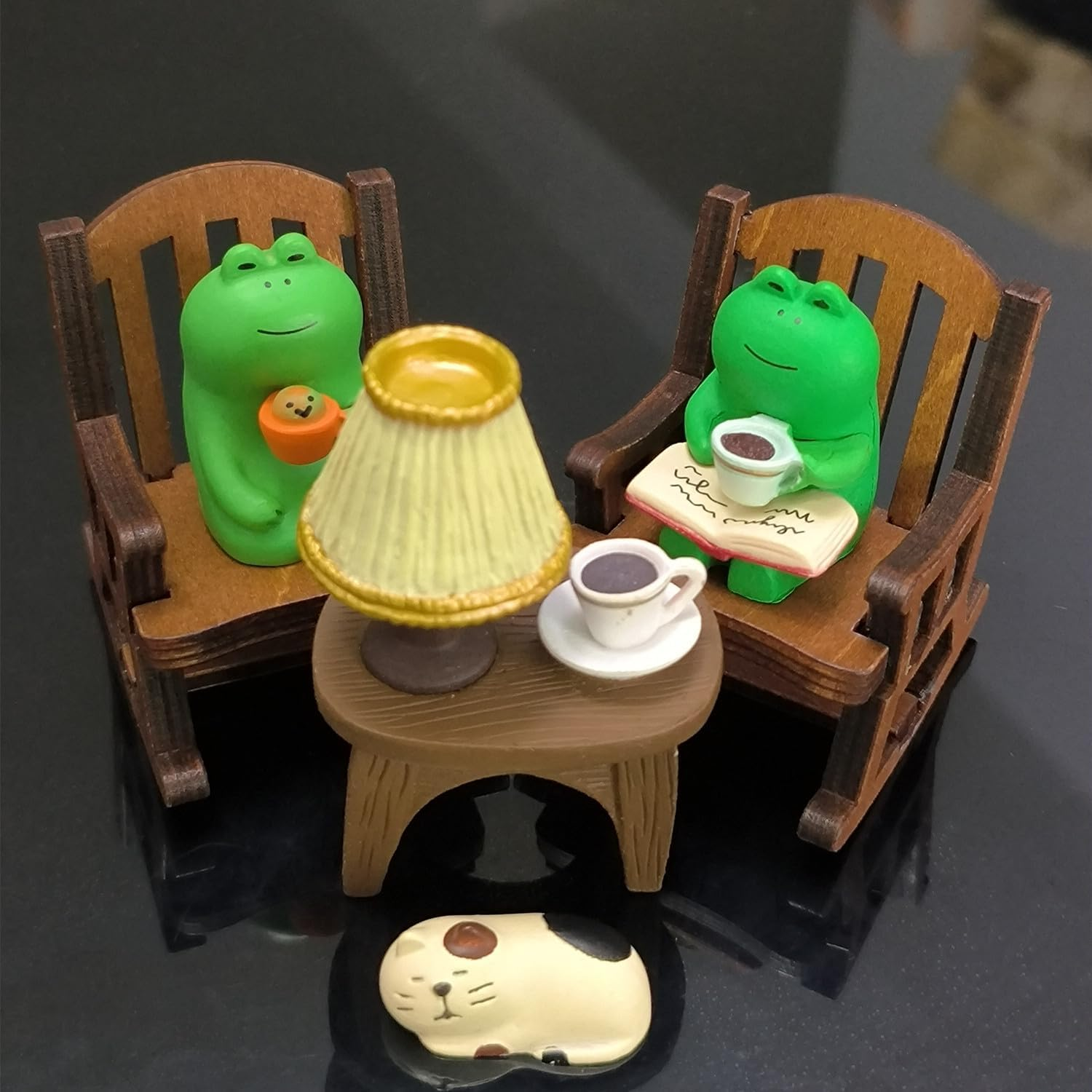 LONCESS Miniature Mermaid Figurines, Mermaid Fairy Garden Accessories for Crafts, Terrarium, Miniature Moss Landscape Decorations, Birthday Cake Decoration Wedding Party Supplies, Ideal Gifts, 4 Pcs