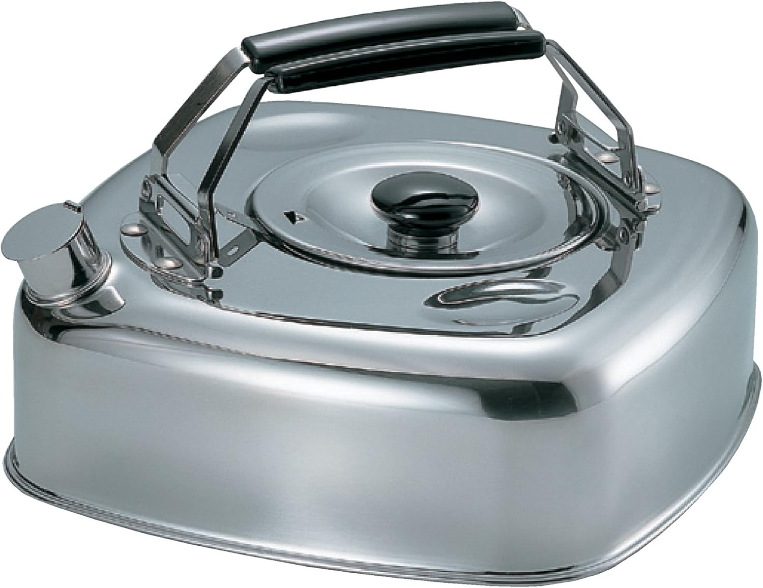 Sugiyama KS-2621 Kettle, 6.5 Gal (2.5 L), Compatible with Induction and Gas Fire, Stainless Steel, Stores in the Refrigerator, Barley Tea, Compact, Storable, Stackable, Made in Japan image number 3