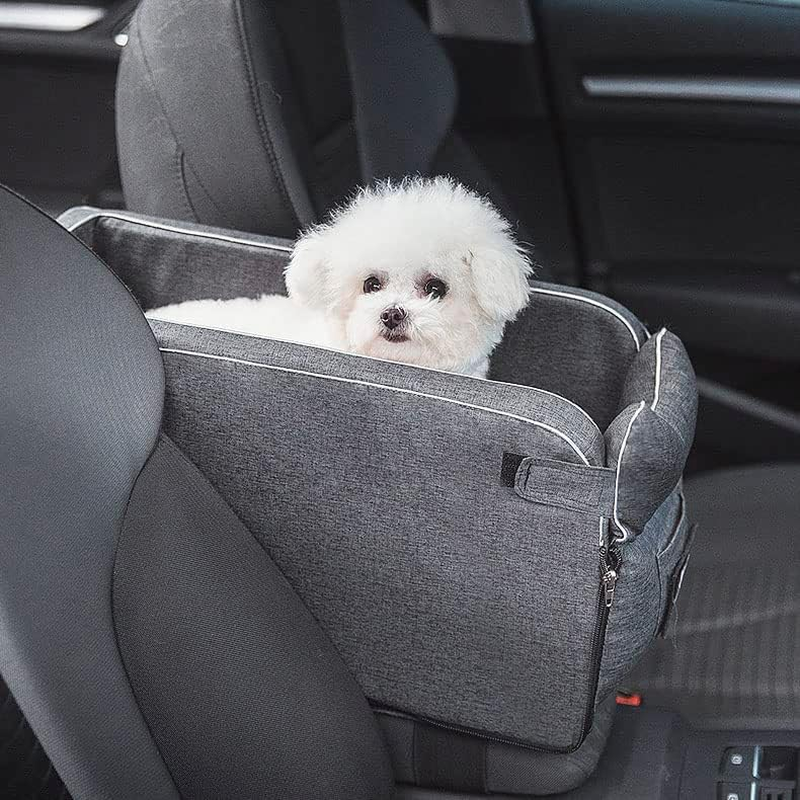 LEDON Car Pet Seat Auto Seat Center Console Dog Cat Nest Pad Removable Pet Carrier Comfortable Travel Carrier for Small Dogs, Cats, Puppies image number 5