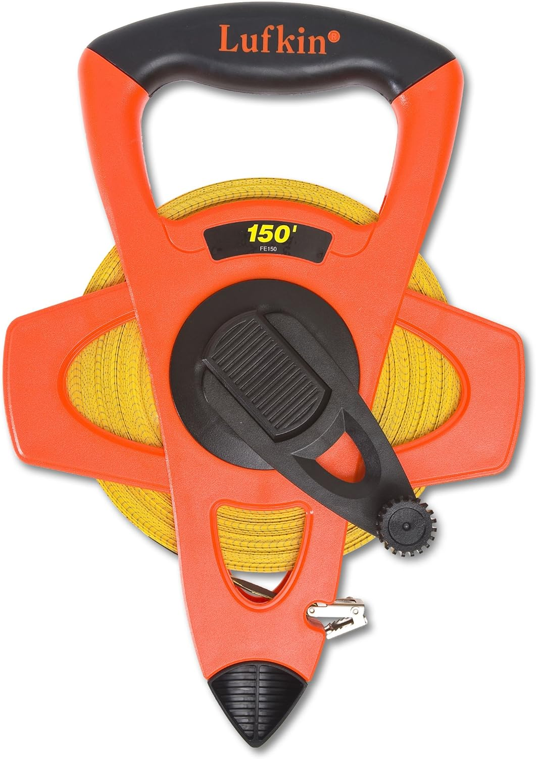 Lufkin FE200D 1/2" X 200' Engineer'S Hi-Viz Orange Fiberglass Tape Measure, 10Ths 100Ths image number 6