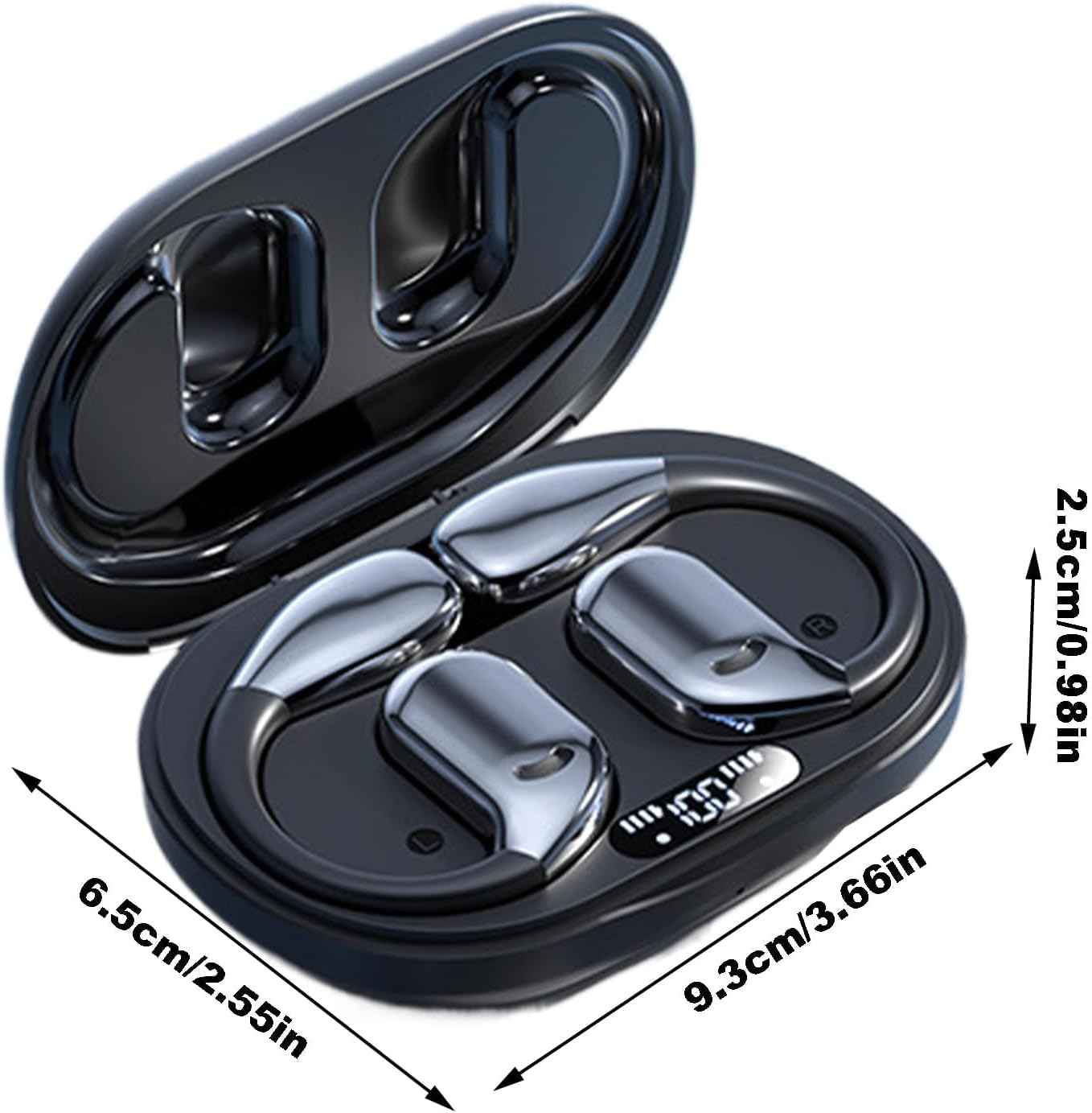 Q39 Ai Translation Clip-On Bluetooth Earphones, Q39 AI Earbuds Translate, Supporting Language Translation for over 134 Countries, Built-In Music & Call, for Travel Business (Beige)