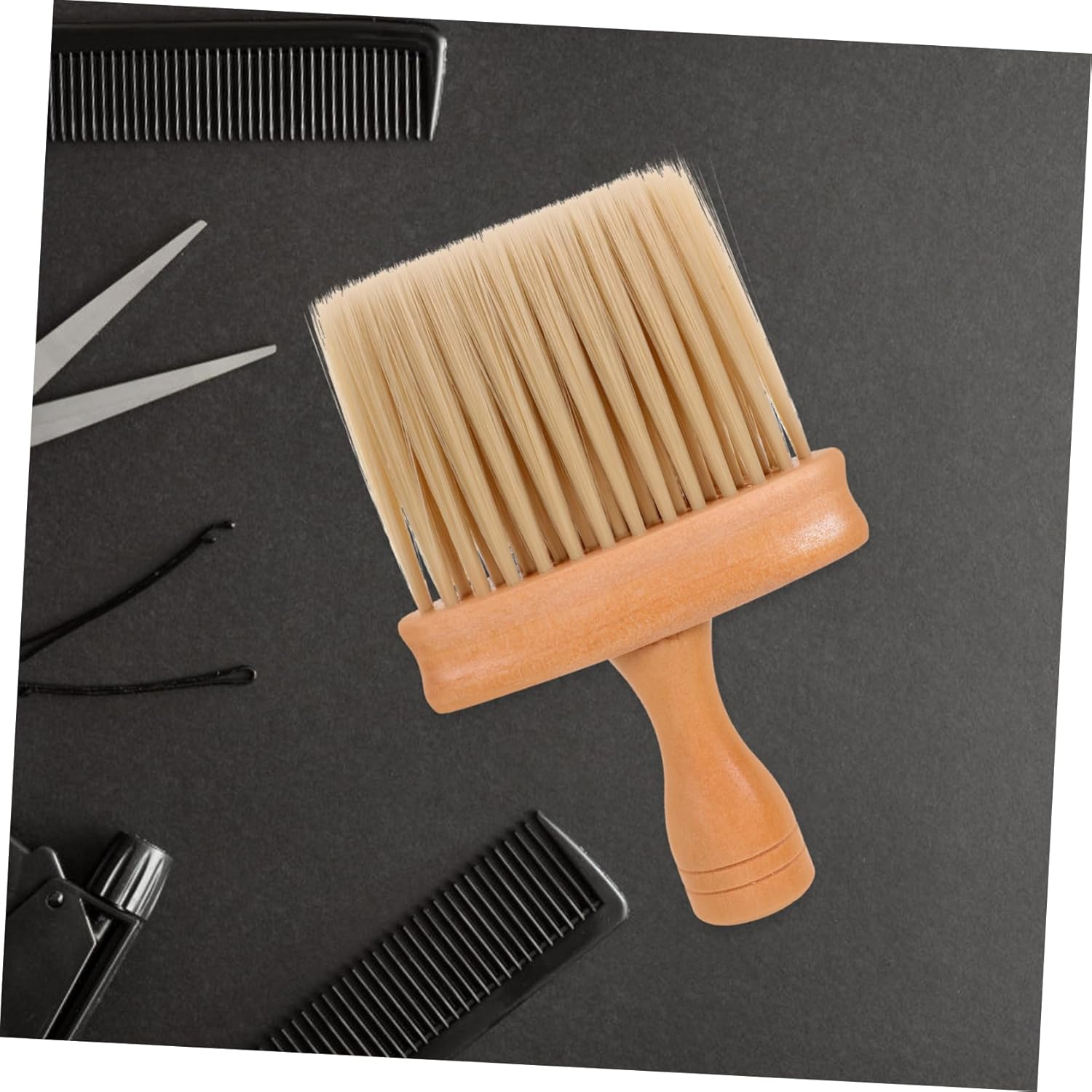 ERINGOGO Hairdressing Neck Duster Brush Set Soft Bristle Haircutting Brush for Salon and Barber for Professional Grooming and Neckline Cleanup image number 1