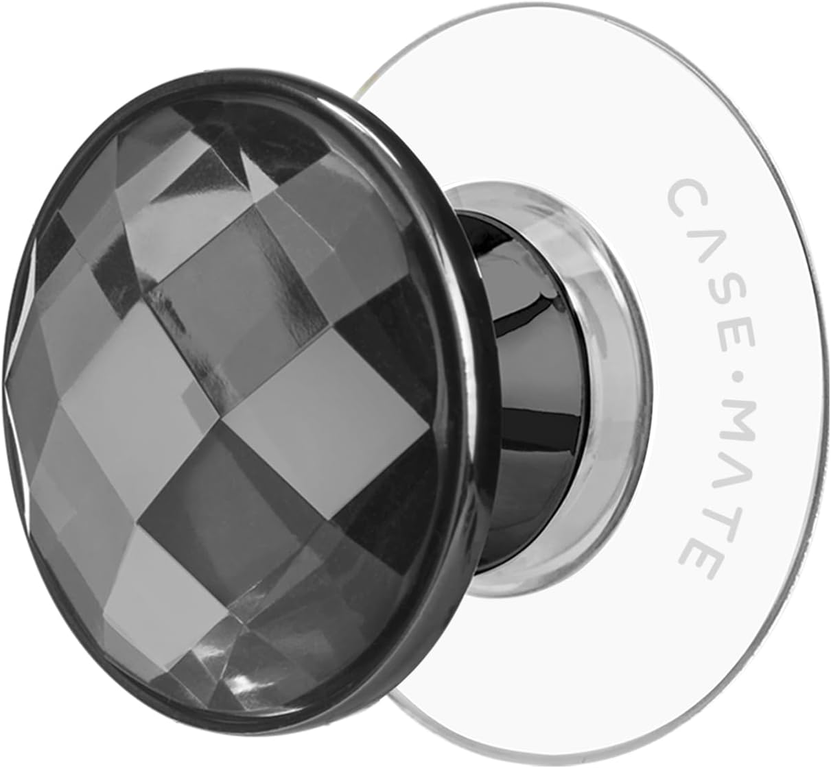 Case-Mate - Minis - Phone Grip - Cell Phone Stand - Suction Cup Cell Phone Holder [Removable for Wireless Charging] for Iphone 16 Pro Max/15 Pro Max/14 Pro Max/13/12/S24 Ultra/Pixel 9 - Black Crystal image number 5