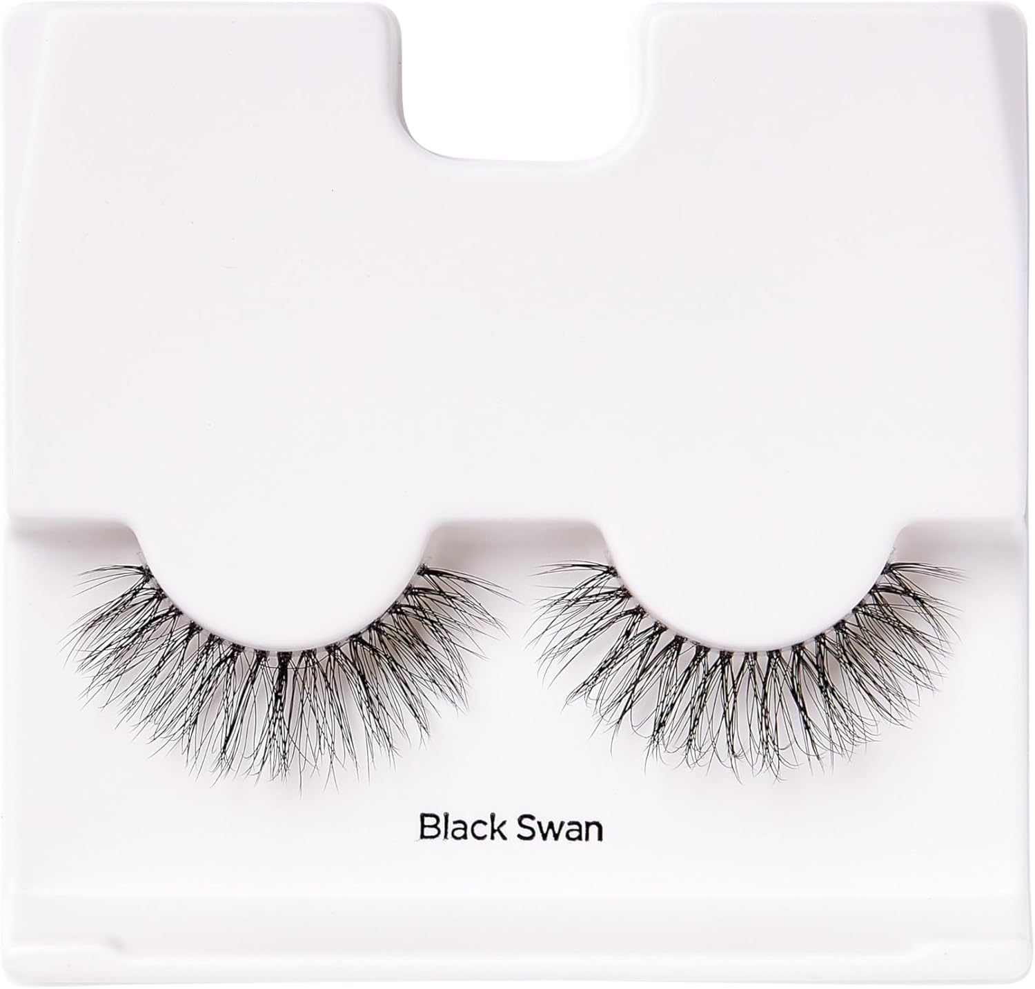 KISS Lash Couture Luxtensions Collection False Eyelashes, Flat Lash Technology, Super Slim Lash Band, Real Lash Extension Fibers, Reusable, Contact Lens Friendly Strip Lashes, Style Black Swan, 1 Pair image number 4