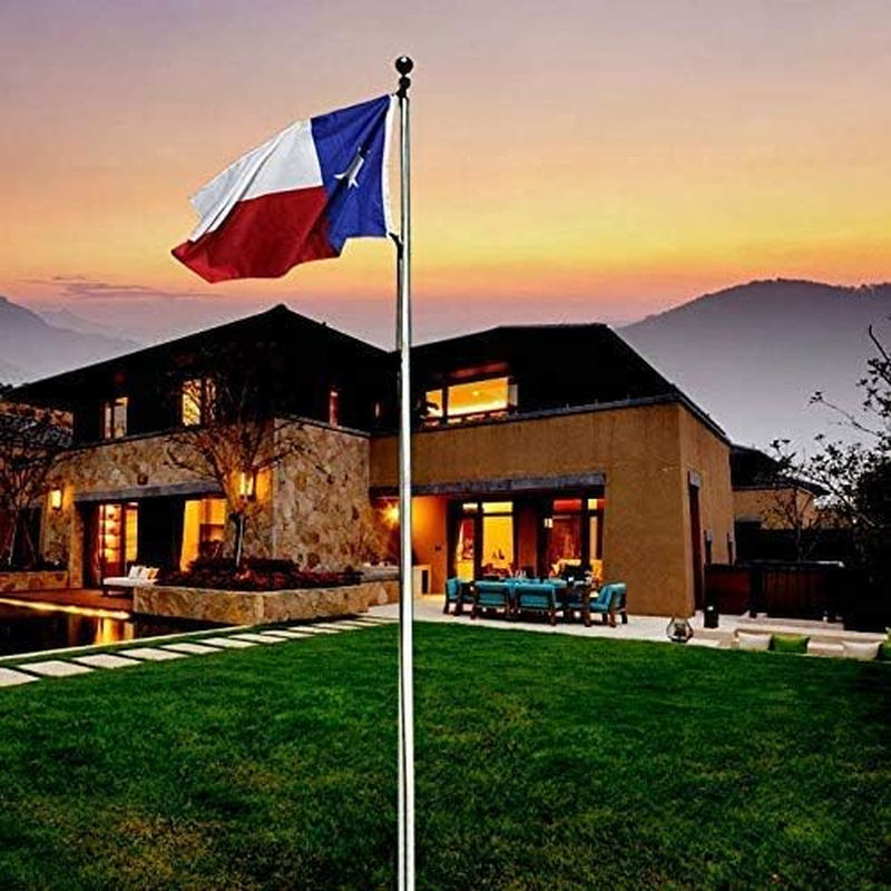 Texas State Flag with Brass Grommets Lone Star Flags Thick Fabric Double Stitched Outdoor/Indoor Use TX Flag 3X5 Ft image number 3