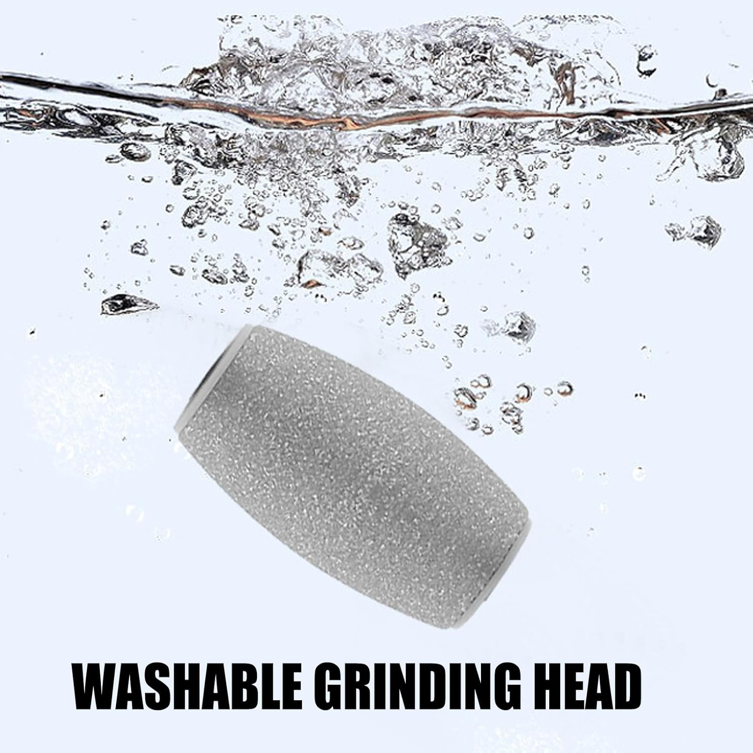 Feet Repair Grinding Device Exfoliate Scrubber Heel Polisher | Electric Foot File | Rechargeable Grinder Electric Foot Files for Dead Hard Cracked Dry Skin - Yellow image number 5