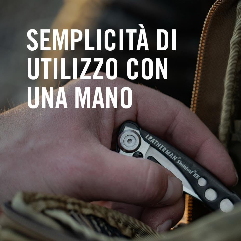 Leatherman Skeletool KB - Lightweight, Robust Multi-Purpose Pocket Tool with Bottle Opener, Stainless Steel, Nightshade image number 5