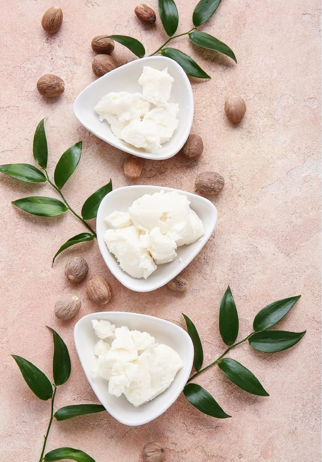 Organic Refined Shea Butter Raw White Pure 100% Natural Grade Ghana Nut Natural Restorative Skin Care for Face & Body Hands & Nails Skincare (3KG) image number 1