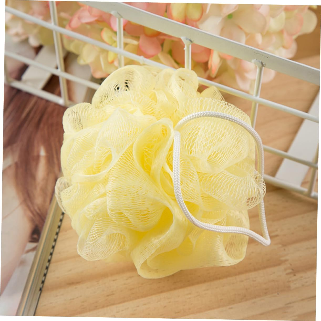 BELLIFFY 16Pcs Soft Mesh Bath Solid Shower Sponges for Gentle Exfoliation and Lathering Comfortable Bath Scrubber for Skin Types for Daily Body Wash image number 4