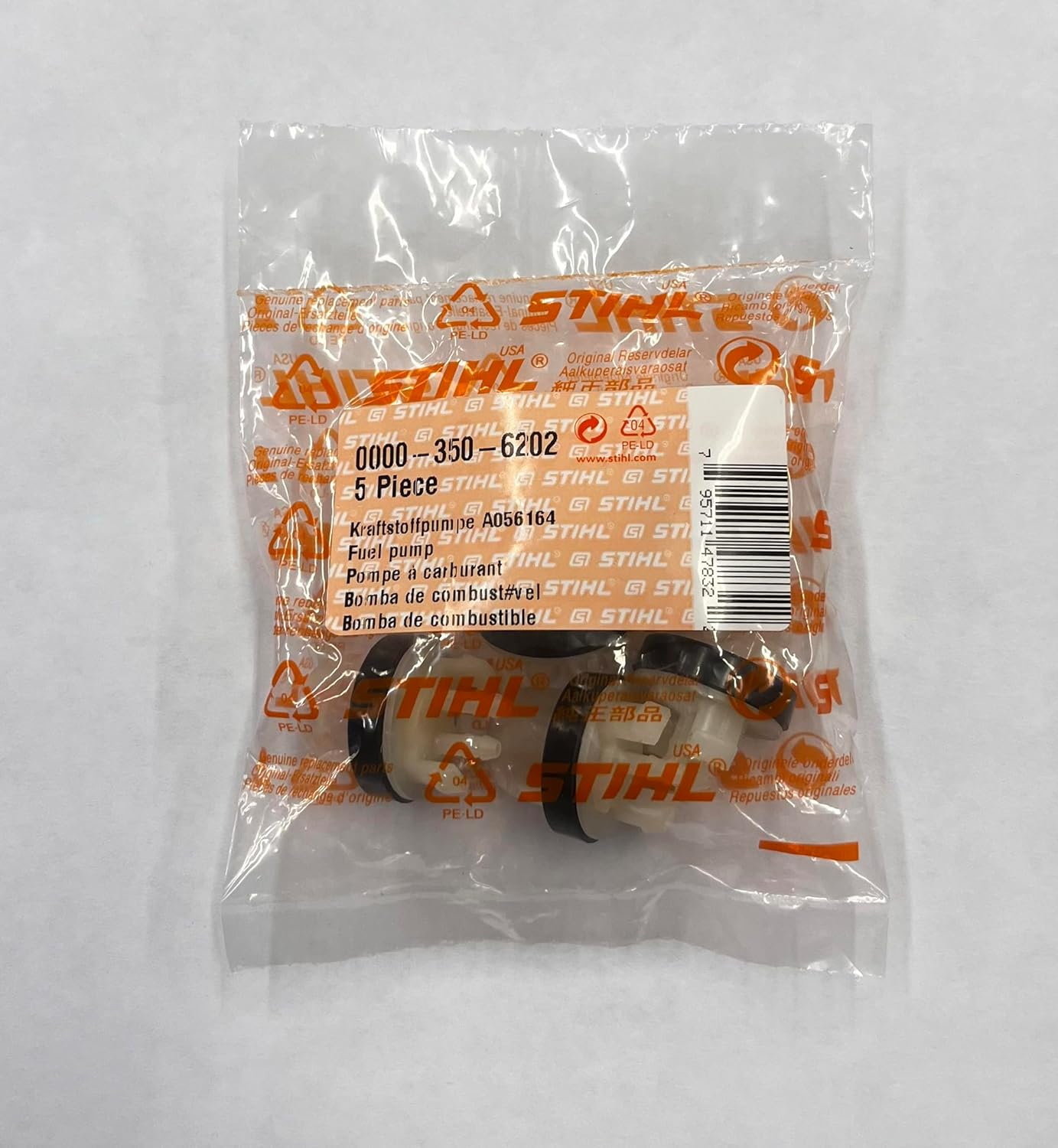 Stihl New Genuine Primer Bulb TS700 TS800 BR500 BR600 BR700 00003506202 OEM, Black