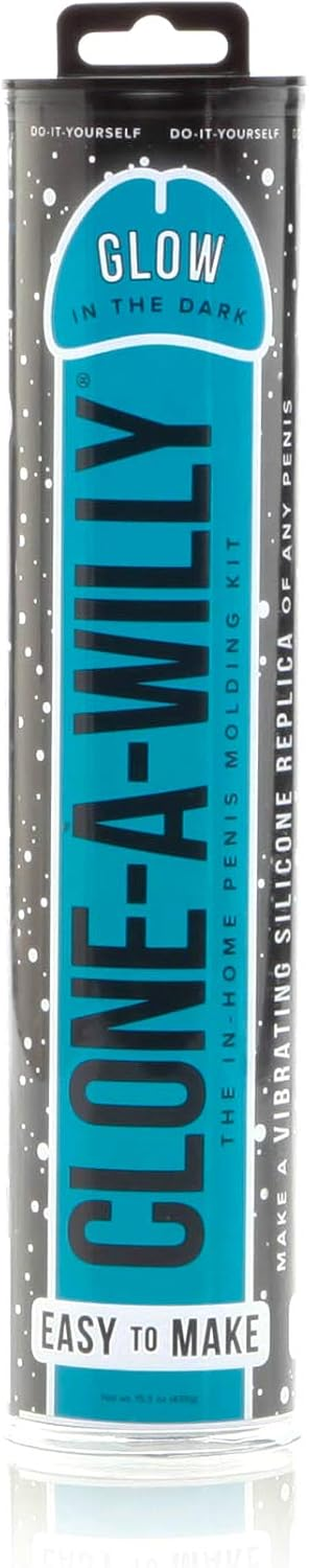 Clone a Willy Glow in the Dark, Blue - Black image number 2