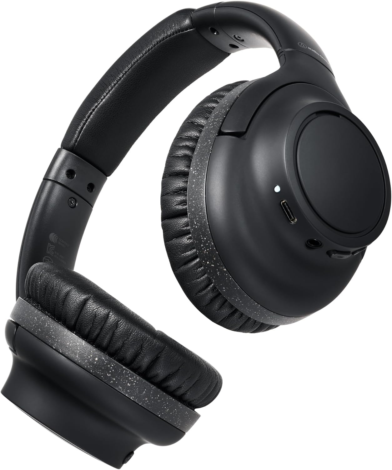 Audio-Technica ATH-S300BTBK Wireless Headphones, Black image number 1