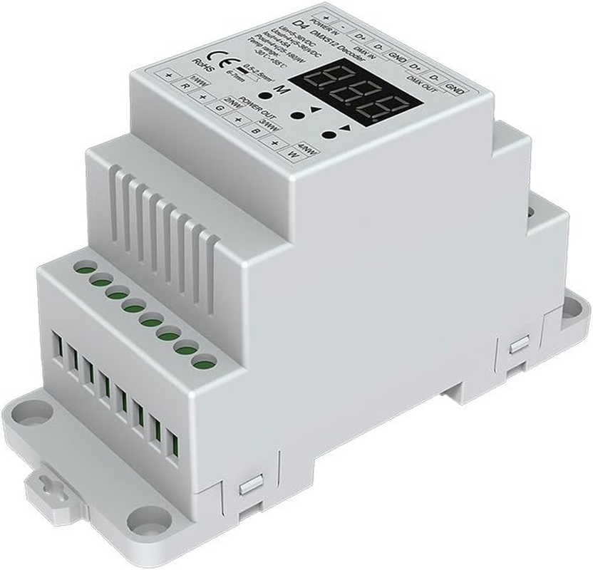 32CH RGBW DMX512 Decoder 8 Bit/16 Bit RGBW LED Controller 32 Channels Driver RGBW LED Strip Light DIM/CT/RGB/RGBW Controllder DC5V-24V