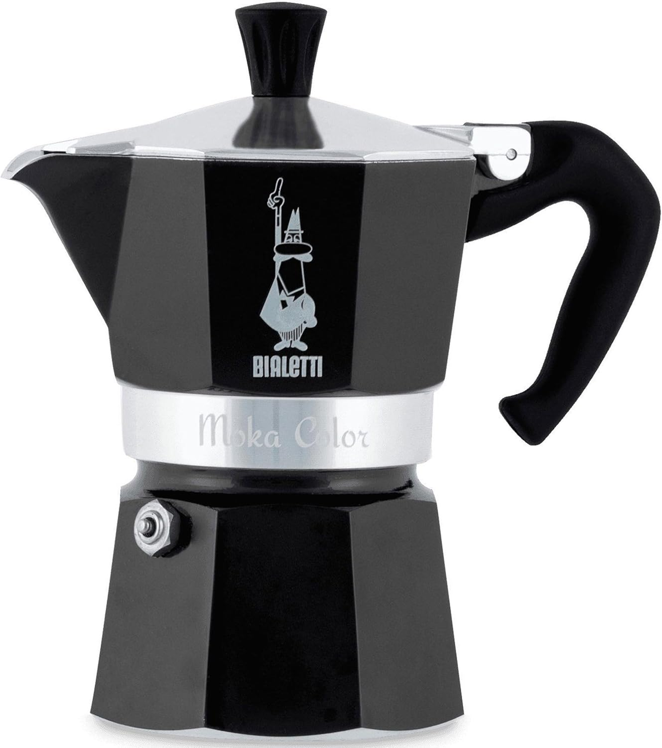 Bialetti - Moka Express: Red Iconic Stovetop Espresso Maker, Makes Real Italian Coffee, Moka Pot 6 Cup (270Ml), Aluminium, Red