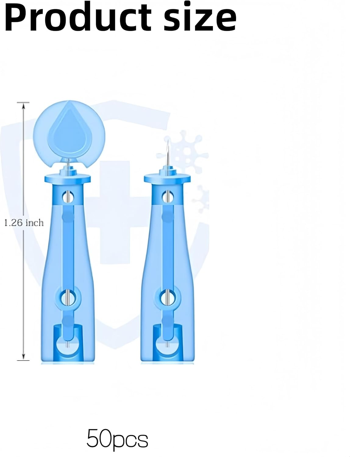 Linjhokbs 50PCS Blackhead Remover Tool Pimple Popper Kit Skin Care Acne Needle Nose Strips，For Blackheads Pimple Extractor Pore Cleaner image number 4