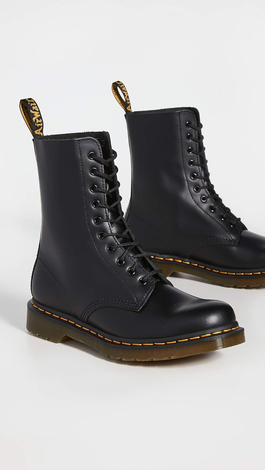 Dr. Martens, 1490 10-Eye Leather Boot for Men and Women image number 6