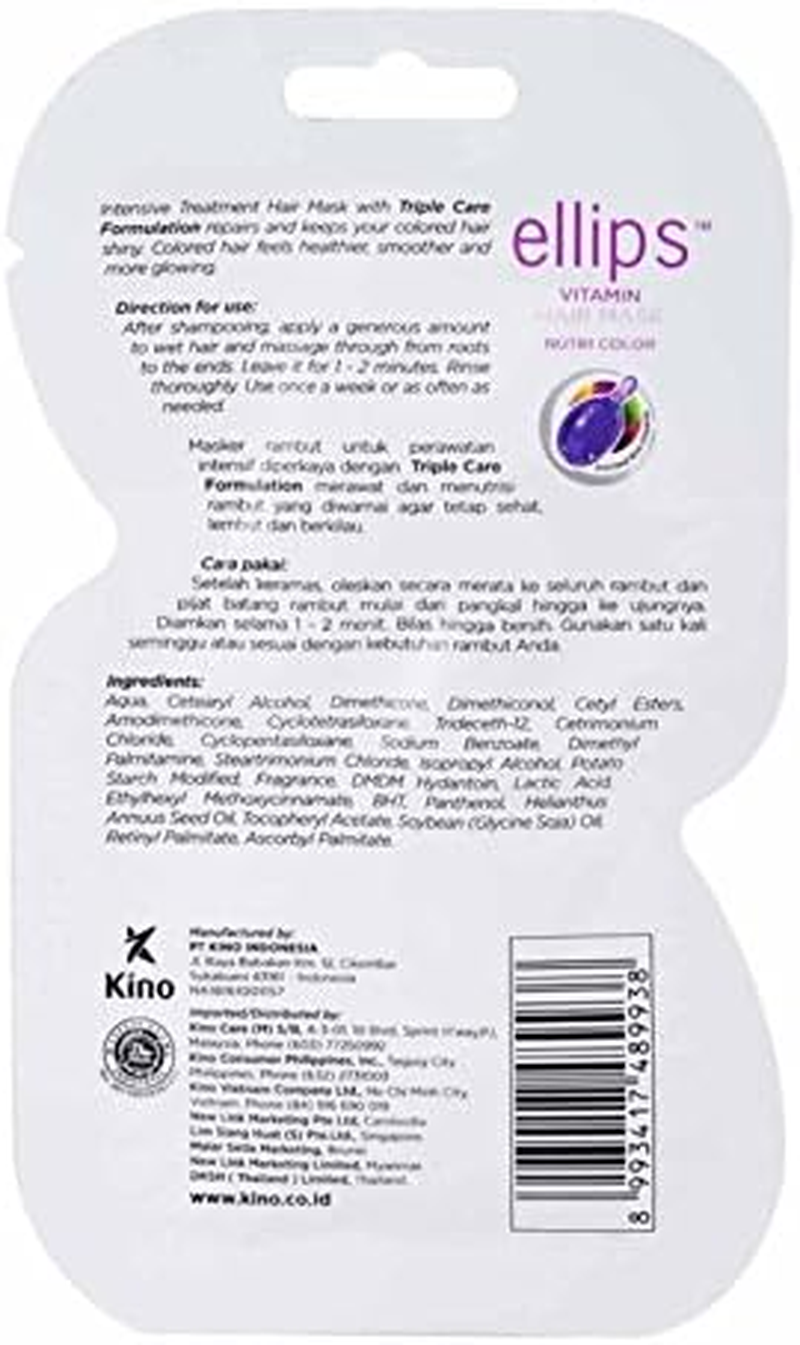 Ellips Hair Mask - Nutri Colour, 20 Gramme (Pack of 10)