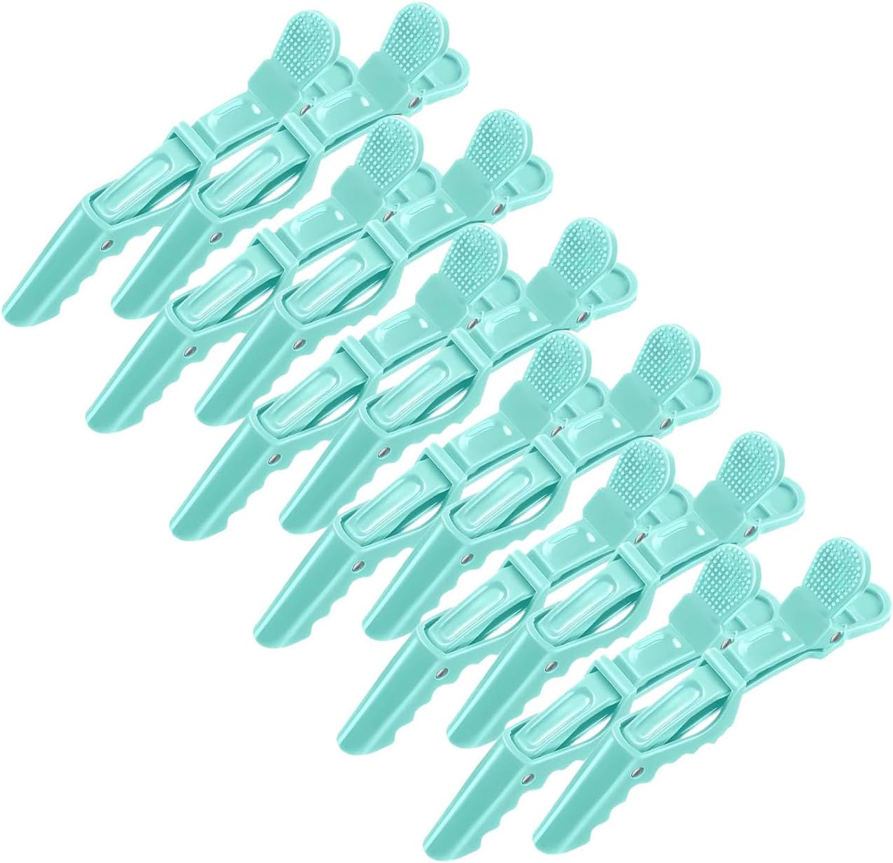 12Pcs Styling Hair Clips Duck Bill Clips Professional Hairdressing Salon Sectioning Alligator Hair Clips Durable Nonslip Grips Wide Teeth (Pink)