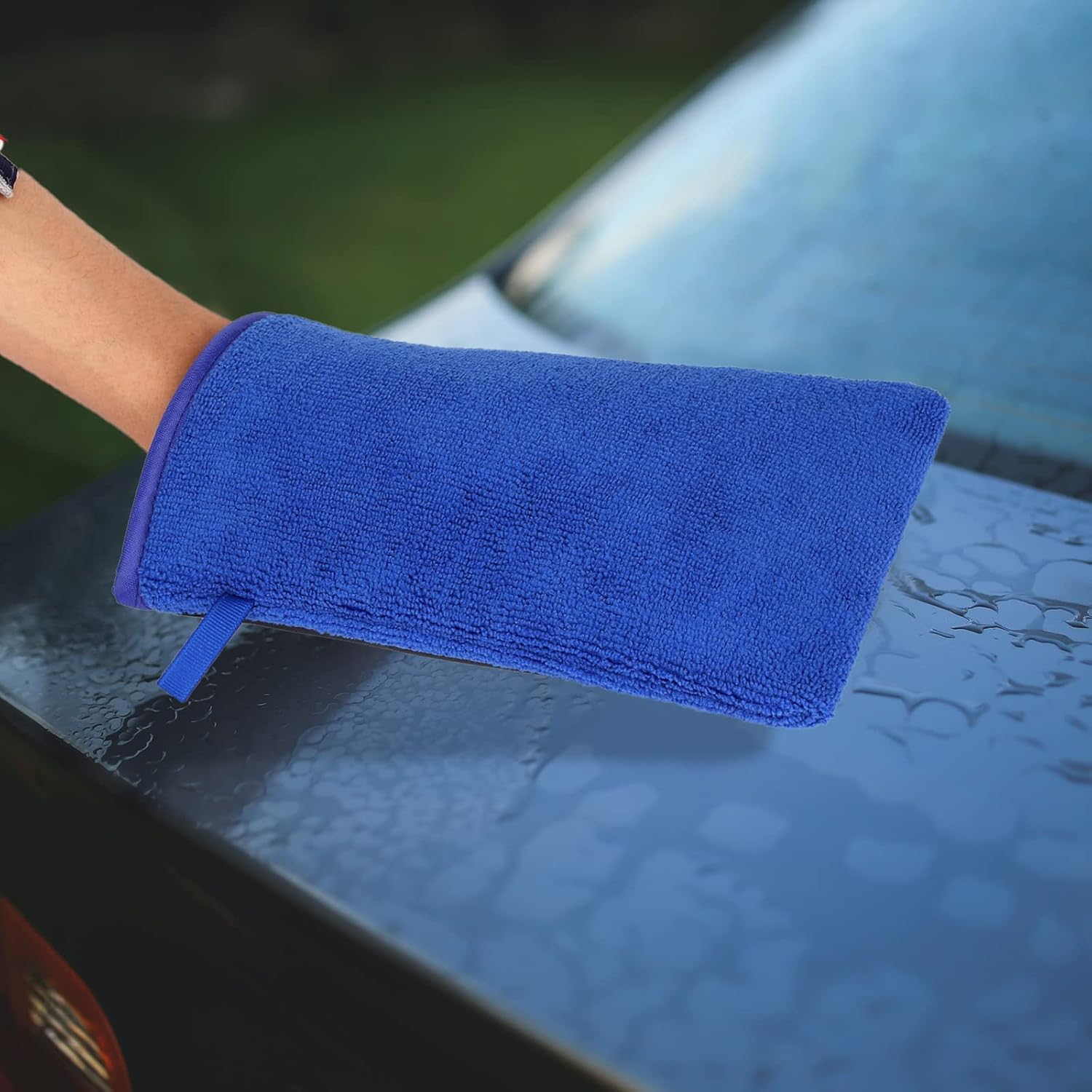 Savita 2Pcs Clay Mitts, Auto Care Clay Mitt Towel for Car Detailing Scratch-Free Surface Prep Mitt for Car Detailing and Polishing Clay Bar Tool image number 3