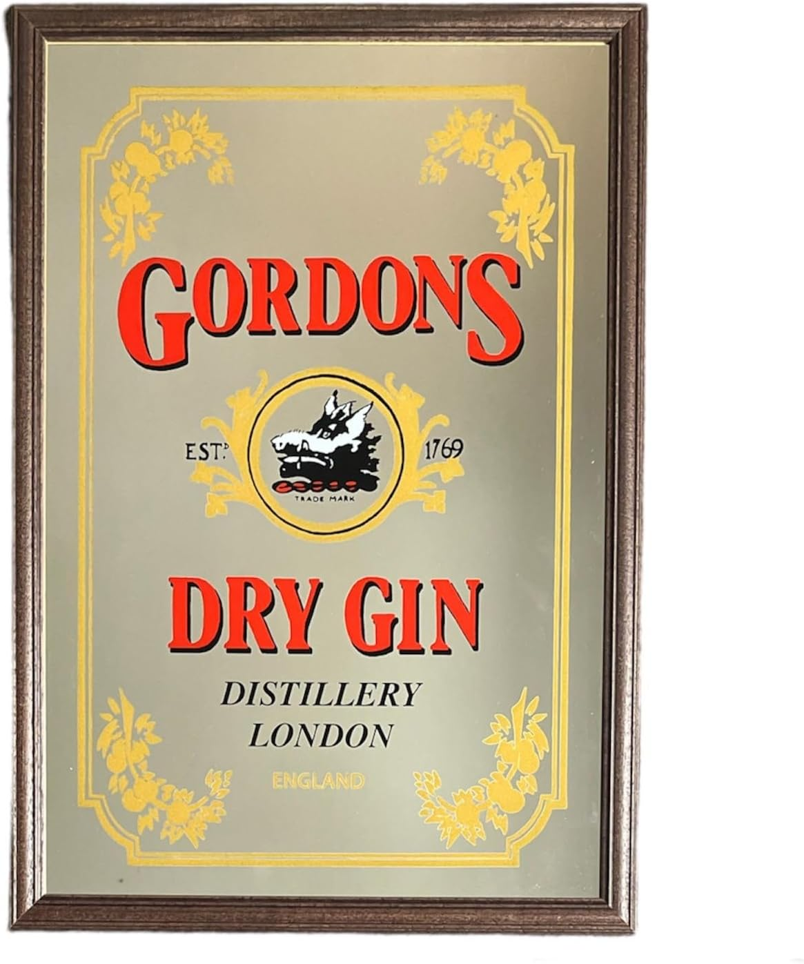 Laurie'S Pub and Bar Accessories | Gordons Gin Large Mirror image number 1