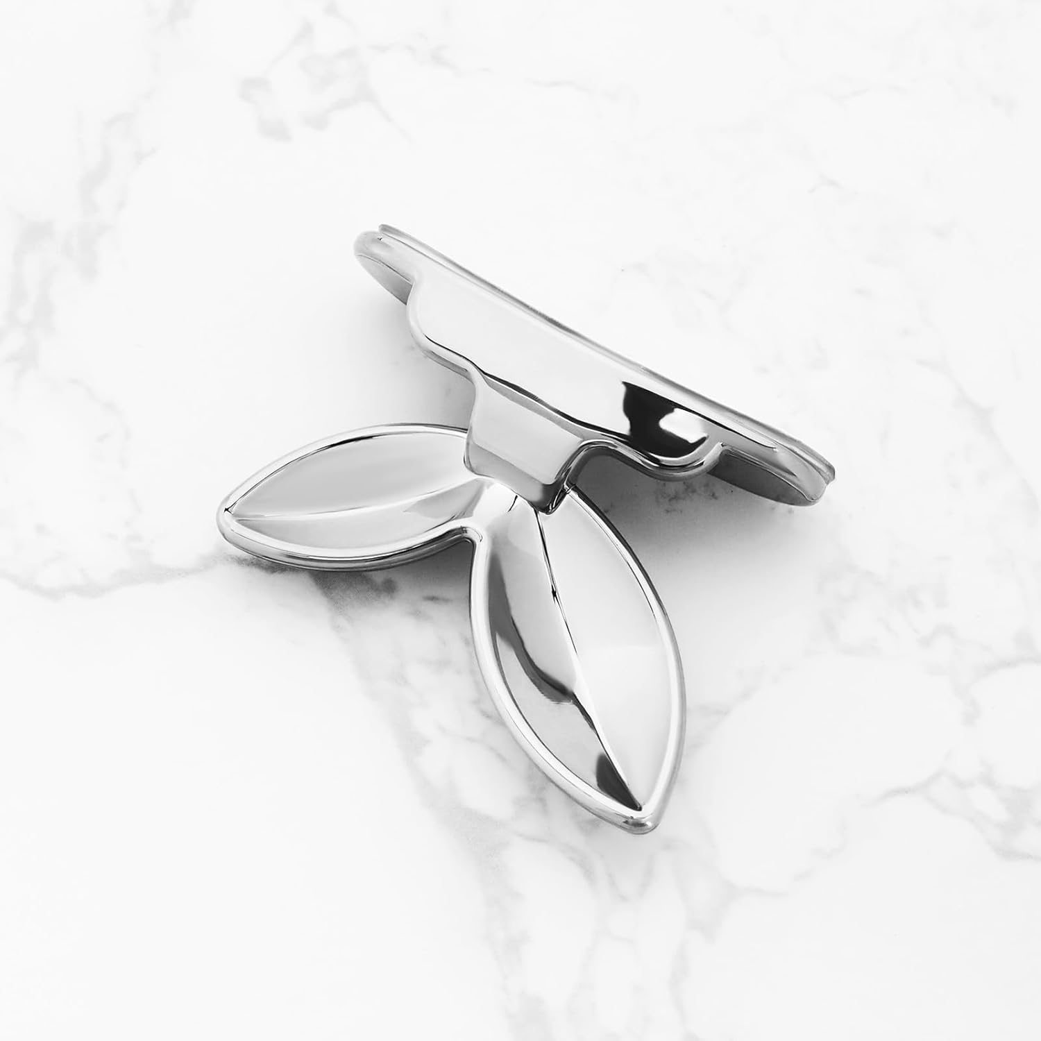 2Pcs Toilet Seat Lifter with Acrylic Adhesives ABS Toilet Lid Handle Toilet Lid Lift Tool Accessories for Home Hotels Toilet Silver image number 1