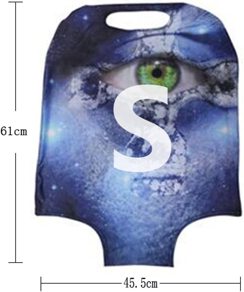 FOR U DESIGNS Men'S Cool -White Space Illusion Print Spandexuggage Case Cover S(18"-22" Cover) Multi 2 image number 6