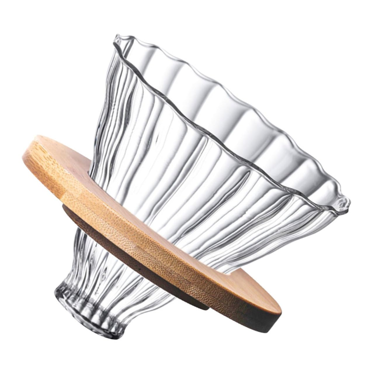 Jojofuny Coffee Pot Funnel Stripe Cup Design Reusable for Drip Coffee for Coffee Accessories and Tea Slag Filtration image number 2