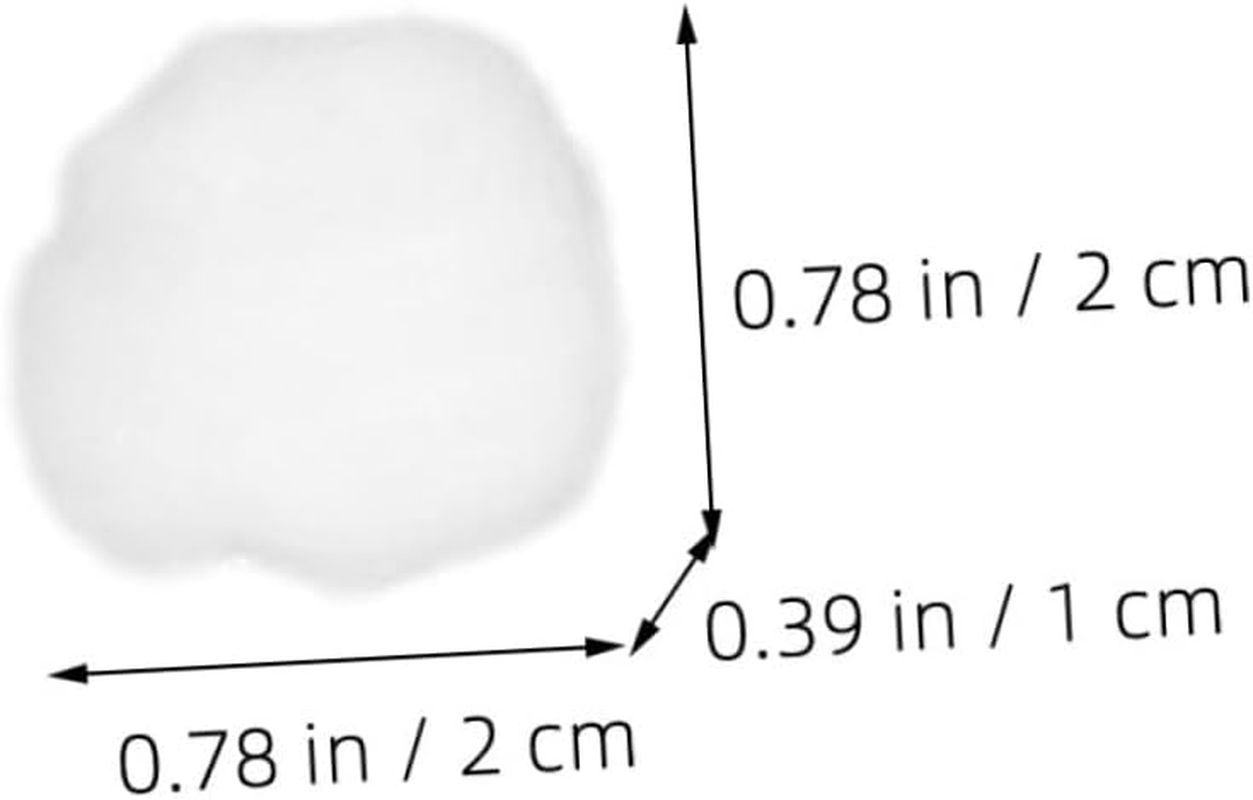 Minkissy 4Packs Armor Remover Cotton Balls Nail Gel Cleaning Cotton Balls for Nail Polish Removal Absorbent for Manicure and Makeup Removal image number 1