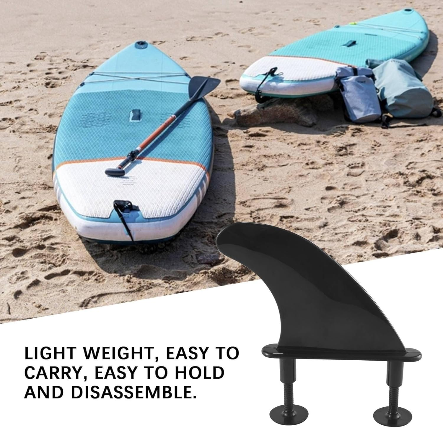 Surfboard Fin Kits Soft Top Surfboard Fins Foam Surf Boards Accessories for Surfing Enthusiasts image number 6