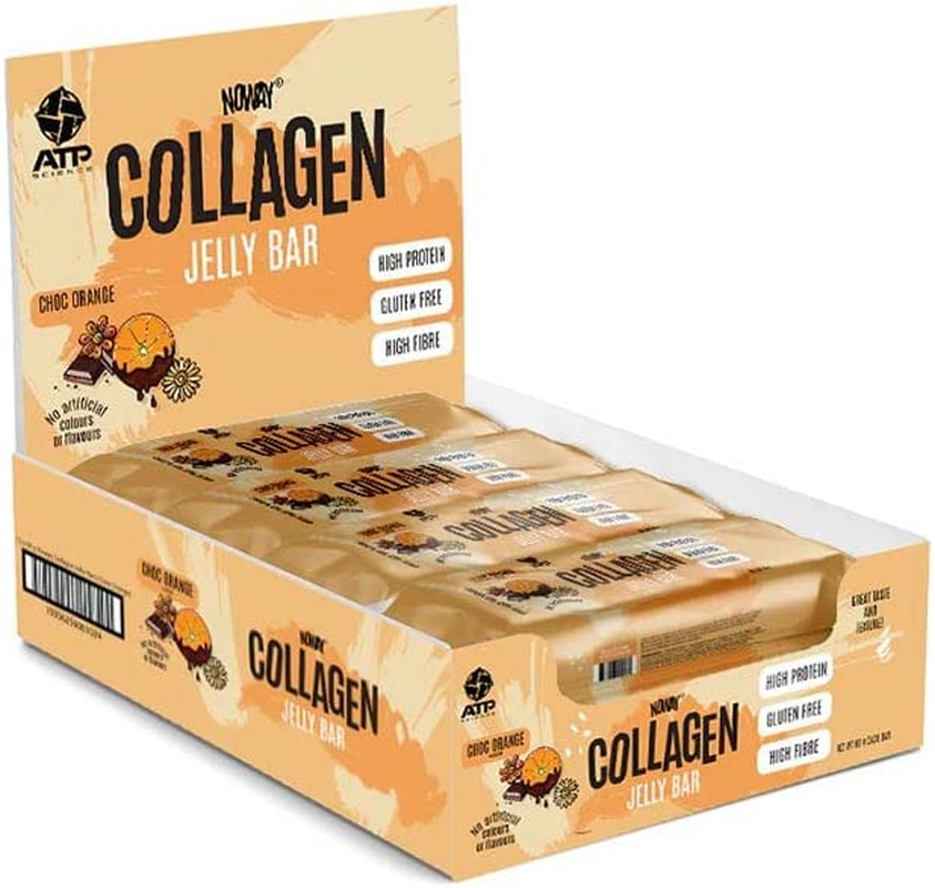 ATP Science Noway Collagen Jelly Bar Chocolate Orange Box of 12X 60G