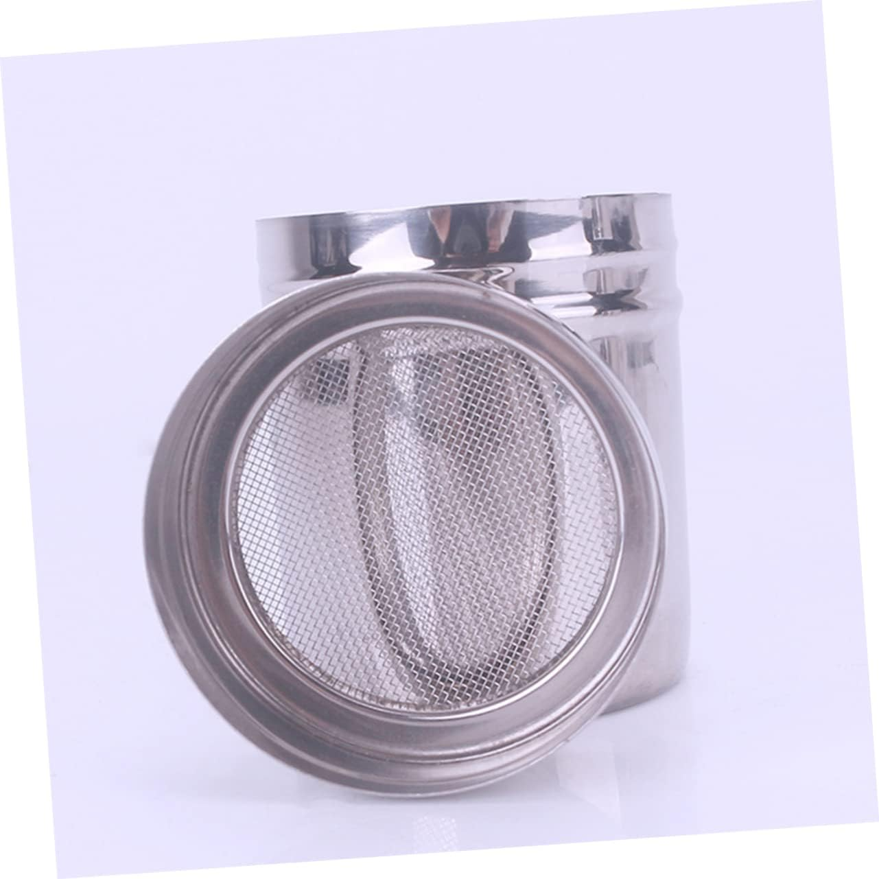 Seasoning Shaker Pepper Powder Dispenser 2.76X1.97X1.97 Inch Kitchen Cooking Sprinkler for Sugar Cocoa Flour with Moisture Blocking Cover image number 4