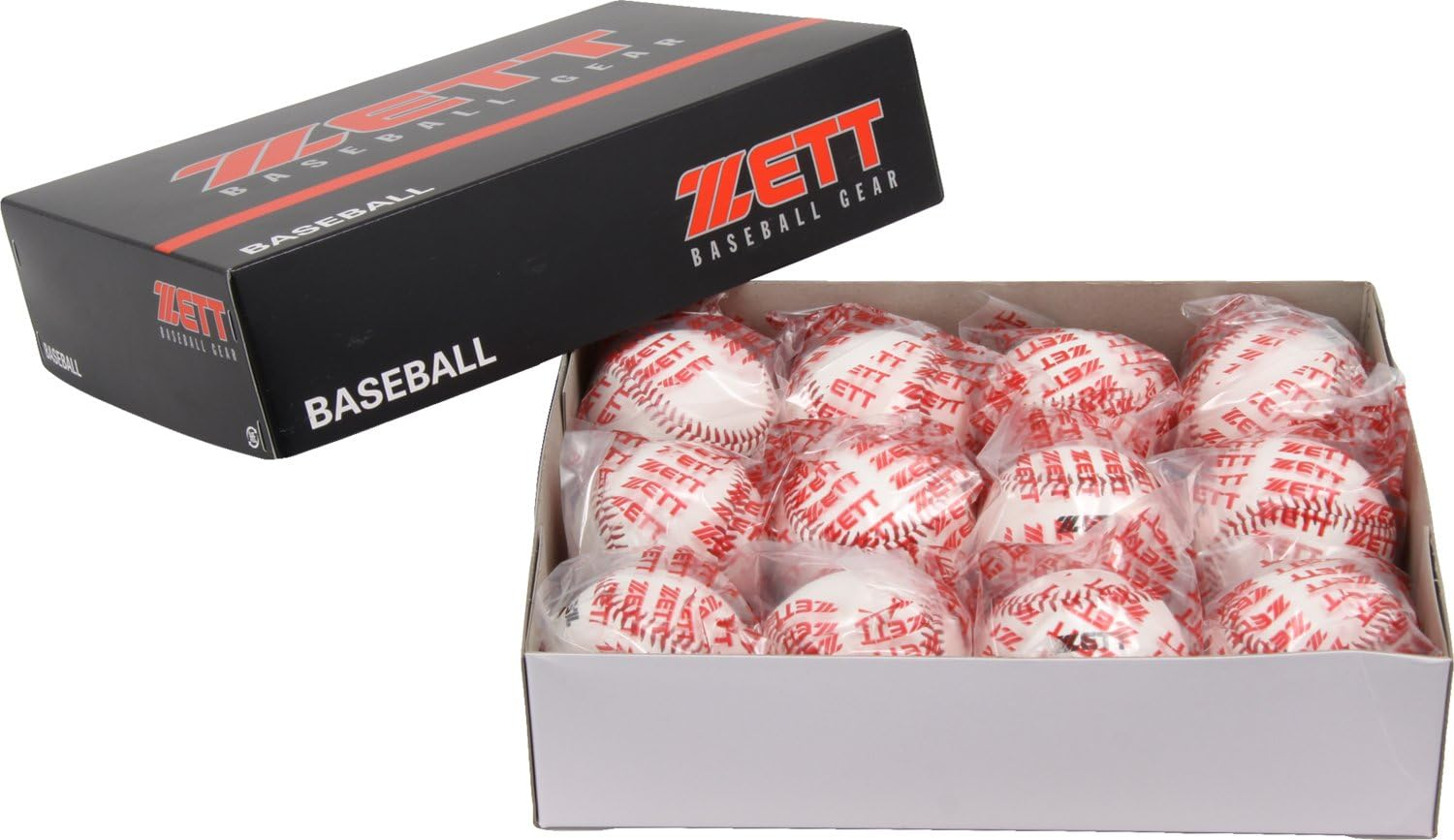 Zett BB1400D Baseball Safety Ball (For Lower Elementary School, 1 Dozen, 12 Balls) image number 2