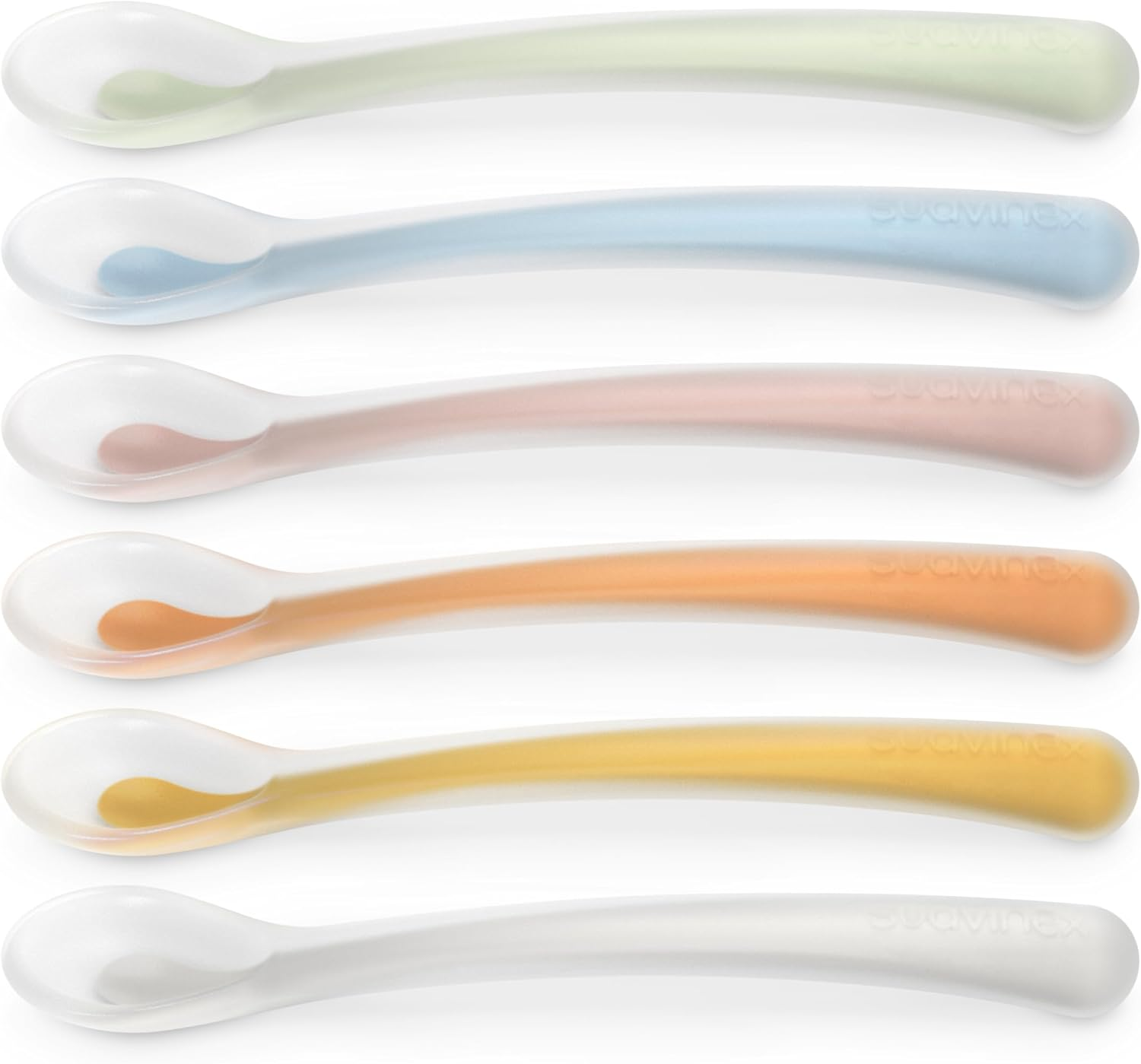 Suavinex Silicone Spoon, Color Essence Blue image number 1