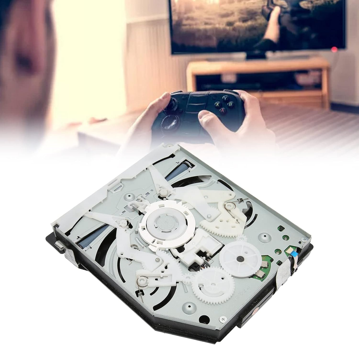 Disk Drive Replacement Compatible for Game Consoles, Single Eye DVD Disk Drive Replacement for KEM‑490 Drive,Plug and Play