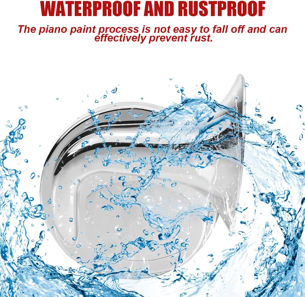 Super Loud Train Horns, Car Waterproof Durable Air Electric Snail Horn, 12V Raging Sound Air Horns Replacement Kit, Automotive Accessories Universal for Car, Motorcycle, Truck, Bike, Boat (Silver) - Black image number 5