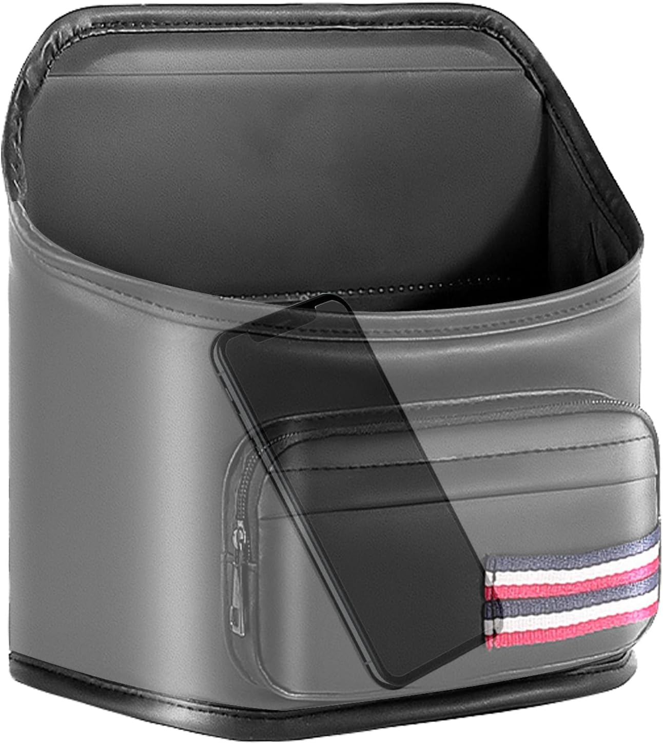 Car Seat Back Storage Box,Multi Pocket Keys Case,Car Tissue Holder | for Cup Key Snack Phone Purse Automotive Driver Men Women Truck Vehicle SUV Trailer