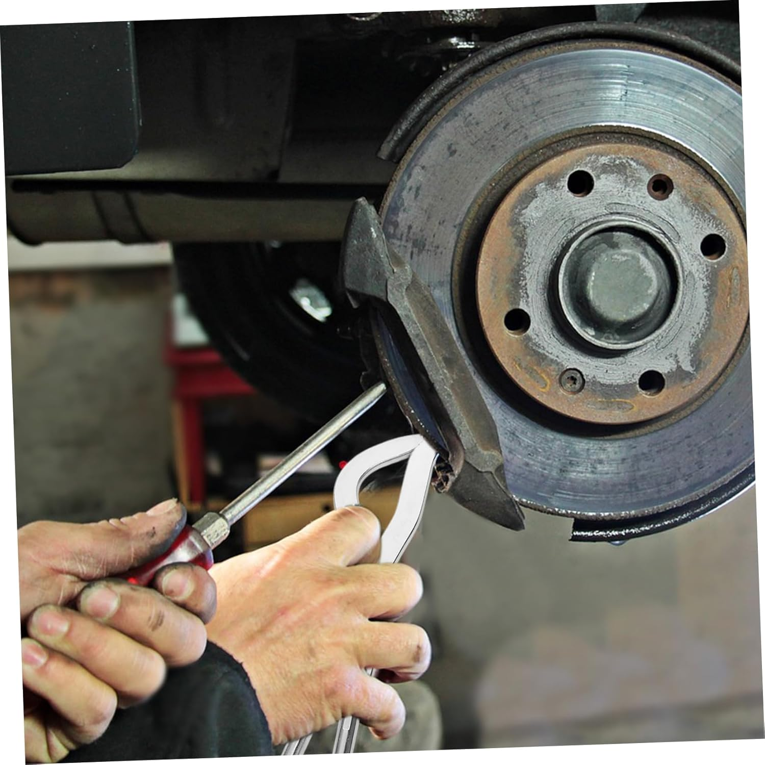 ULTECHNOVO Drum Brake Spring Caliper Tool for Brake Adjustment Spring Removal and Installation in Automotive Maintenance image number 6