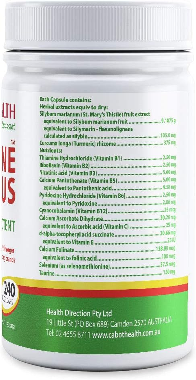 Cabot Health Livatone plus Ultra Potent 240 Vegetable Capsules image number 3