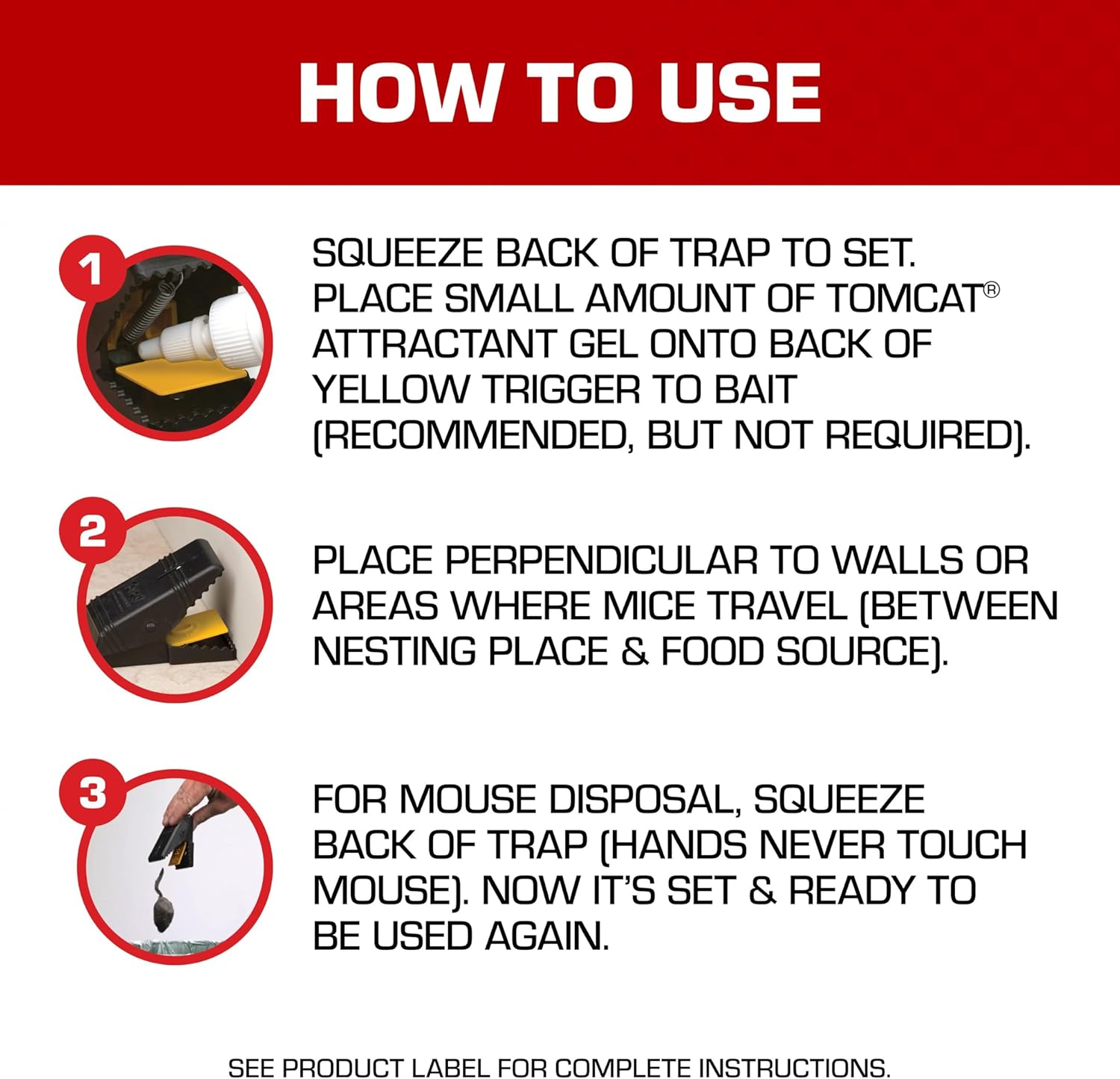 Tomcat Mouse Snap Traps image number 1