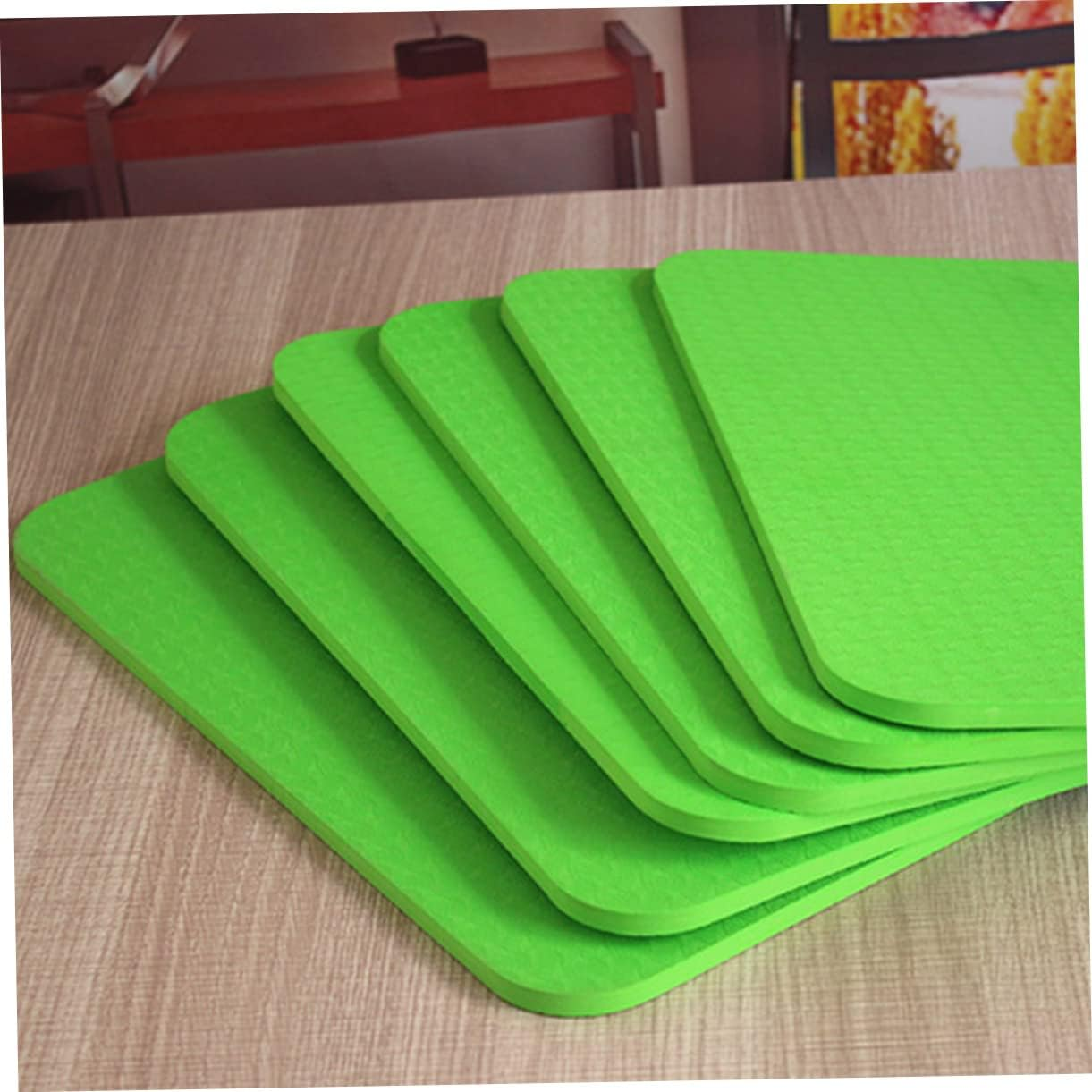 Outanaya 12Pcs Yoga Knee Pads Thicken Yoga Cushion for Sitting and Kneeling Lightweight and Portable Cushion for Sports and Outdoor Use Random Colors image number 5