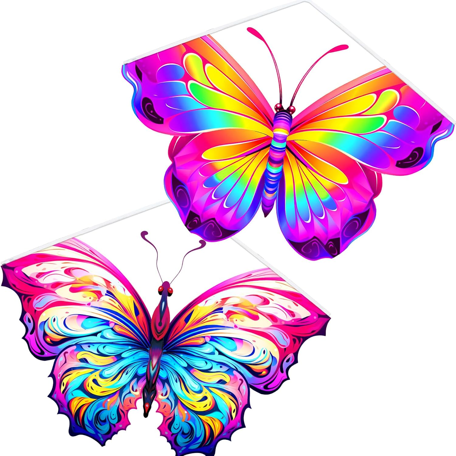 Touch the Sky Vivid Butterfly Kite- Premium Durable Outdoor Flying Kite, Easy to Fly for Beginner,Perfect for Beach, Park, Birthday Party Activities image number 4