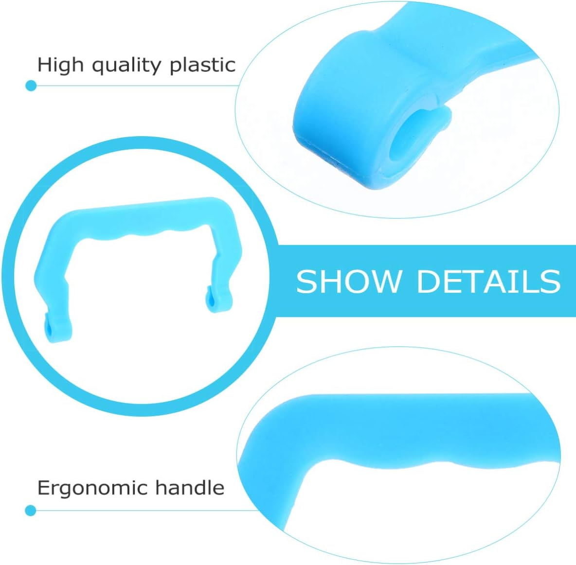 Iplusmile 10Pcs Portable Cage Plastic Bird Cage Handle Designed for Outdoor Use Lightweight Pet and Accessories image number 5