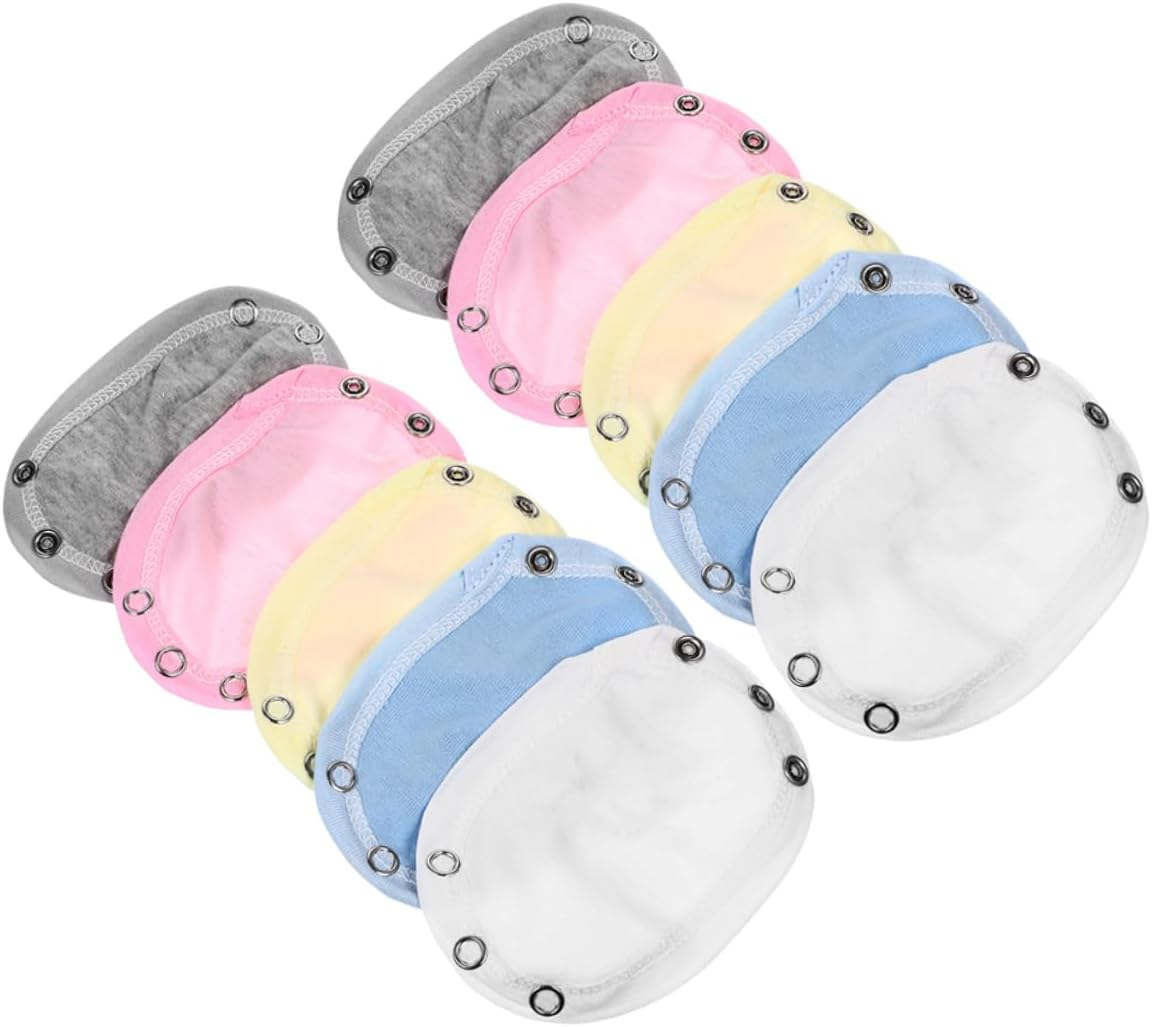 10Pcs Cotton Jumpsuits Extenders for Boy Girl Boy Girl Vest Extenders for Winter Clothes for Mobile Jumpsuits image number 2